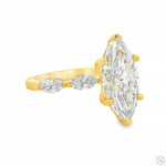 Marquise Diamond Engagement Ring 70855 - Image 2