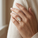 Marquise Cathedral Pavé Engagement Ring 69649