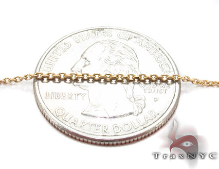 Matt Gold Necklace 28185 - Image 3