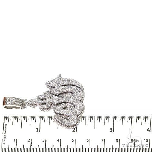 Medium Diamond Allah Pendant 67362 - Image 6