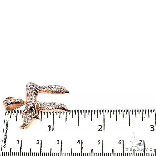 14K Gold Medium Jewish Chai Diamond Pendant, photo 6 of 8