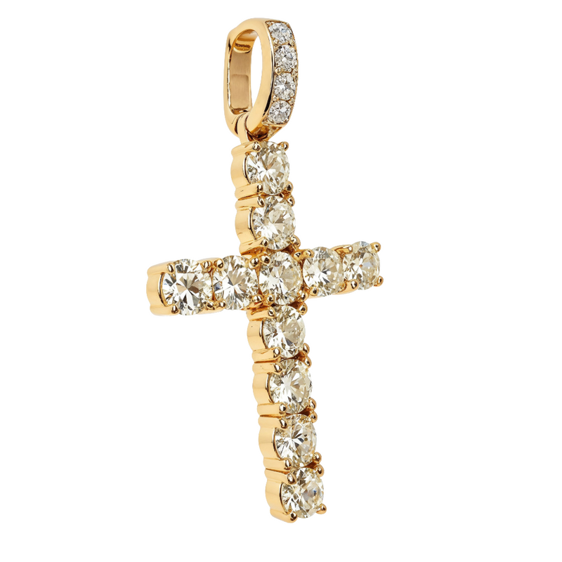 Medium Ban 25 Pointer Diamond Cross 67729