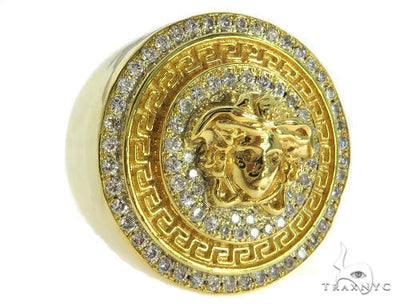 Heavy Medusa Diamond Ring 57055 - Image 1
