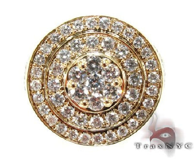 Mens 10K Gold Mayan Pinky Ring