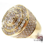 Mens 10K Gold Mayan Pinky Ring 63609 - Image 2