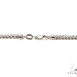 Mens 10k Hollow White Gold Franco Chain 24 Inches 2mm   47481 - Image 3