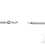 Mens 10k Hollow White Gold Franco Chain 26 Inches 2mm   47482 - Image 4