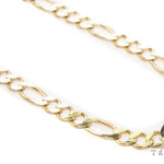 Mens 14k Solid Yellow Gold Solid Figaro Chain 20 Inches 2.5mm 47357 - Image 1