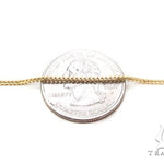 Mens 10k Solid Yellow Gold Franco Chain 20 Inches 1.6mm   47735 - Image 3