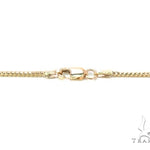 Mens 10k Solid Yellow Gold Franco Chain 20 Inches 1.6mm   47735 - Image 4