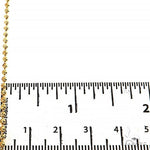 Mens 10k Solid Yellow Gold Moon Cut Chain 26 Inches 1.8mm   48439 - Image 4