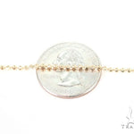 Mens 10k Solid Yellow Gold Moon Cut Chain 26 Inches 2.5mm   48446 - Image 3