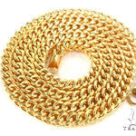 Mens 14k Hollow Yellow Gold Franco Chain 26 Inches 7mm   47895 - Image 4