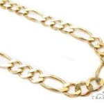 Mens 14k Solid Yellow Gold Figaro Chain 24 Inches 5.8mm   65833 - Image 1
