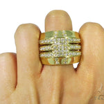 Mens 18k Buckled Up Ring 11684 - Image 5