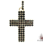 Mens Black Diamond Cross Crucifix 21881 - Image 1