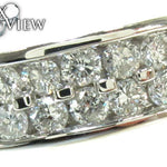 Mens Channel Diamond Ring 22060 - Image 3
