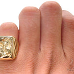 Mens Custom Jewelry Gladiator Ring 36248 - Image 6