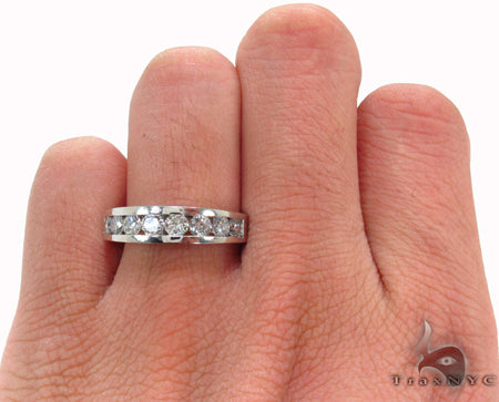 Stunning Men Engagement Ring 32036 - Image 7