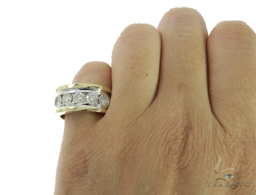Mens Diamond Channel Ring 45568 - Image 7