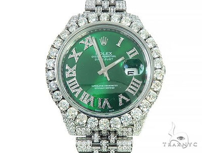 Mens Diamond DateJust 40mm Rolex Watch 65808 - Image 1