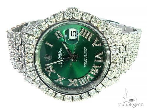 Mens Diamond DateJust 40mm Rolex Watch 65808 - Image 2