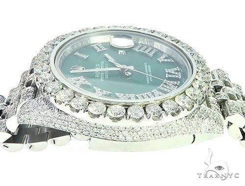 Mens Diamond DateJust 40mm Rolex Watch 65808 - Image 6