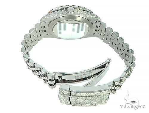 Mens Diamond DateJust 40mm Rolex Watch 65808 - Image 9