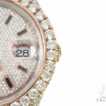 Two Tone Mens Diamond DateJust 40mm Rolex Watch 65809 - Image 3