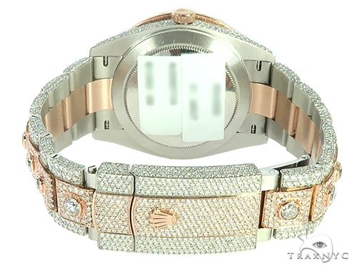 Two Tone Mens Diamond DateJust 40mm Rolex Watch 65809 - Image 5