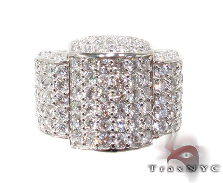 Mens Diamond Pave Ring 37324 - Image 2