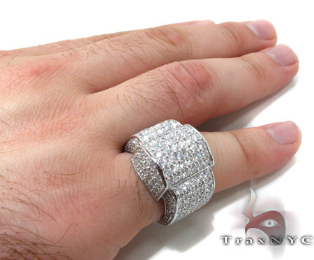 Mens Diamond Pave Ring 37324 - Image 8