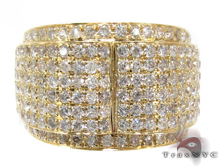 Mens Diamond Pinky Ring 21506 - Image 2