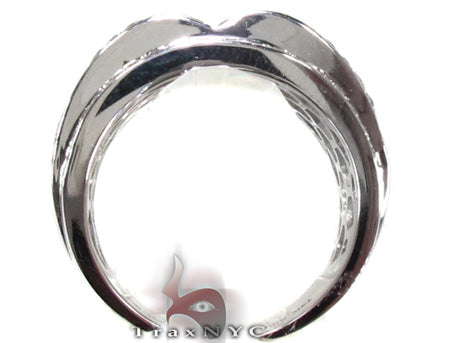 Mens 14K Gold Diamond Pinky Ring, photo 5 of 7