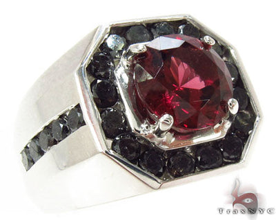 Mens Godfather Garnet Ring 1.70 ct 29115 - Image 1