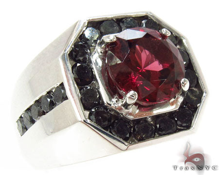 Mens Godfather Garnet Ring 1.70 ct 29115 - Image 1