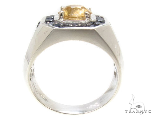 Mens Godfather Citrine Ring, photo 5 of 7