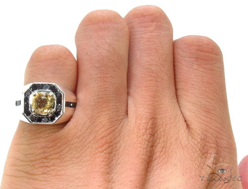 Mens Godfather Citrine Ring, photo 7 of 7