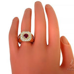 Mens Godfather Ruby Ring 26037 - Image 6