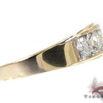 Mens Prong Diamond Yellow Gold Ring 26753 - Image 4
