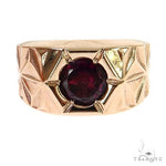 Solitary Tuxedo Rhodolite Ring 68819 - Image 1