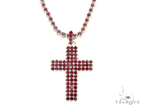 Mens Ruby Cross Set 66064 - Image 2