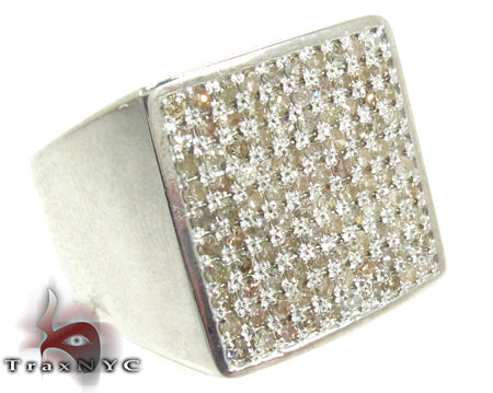 Mens Silver Prong Ring 28030 - Image 1