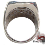 Mens Silver Prong Ring 28030 - Image 6
