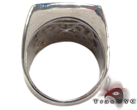 Mens Silver Prong Ring 28030 - Image 6