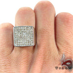 Mens Silver Prong Ring 28030 - Image 7