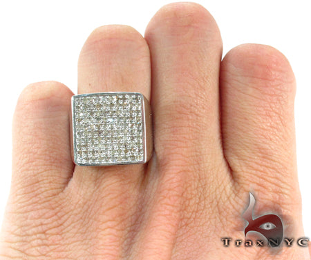 Mens Silver Prong Ring 28030 - Image 7