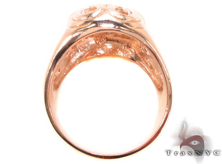 Mens Rose Gold Skull Ring 2 33424 - Image 6