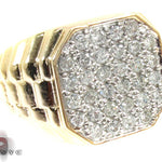Mens Yellow Gold Diamond Ring 20657 - Image 1