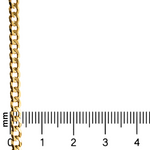 Mens 14K Solid Yellow Gold Thin Curb Chain 20 Inches 3.6mm 47127